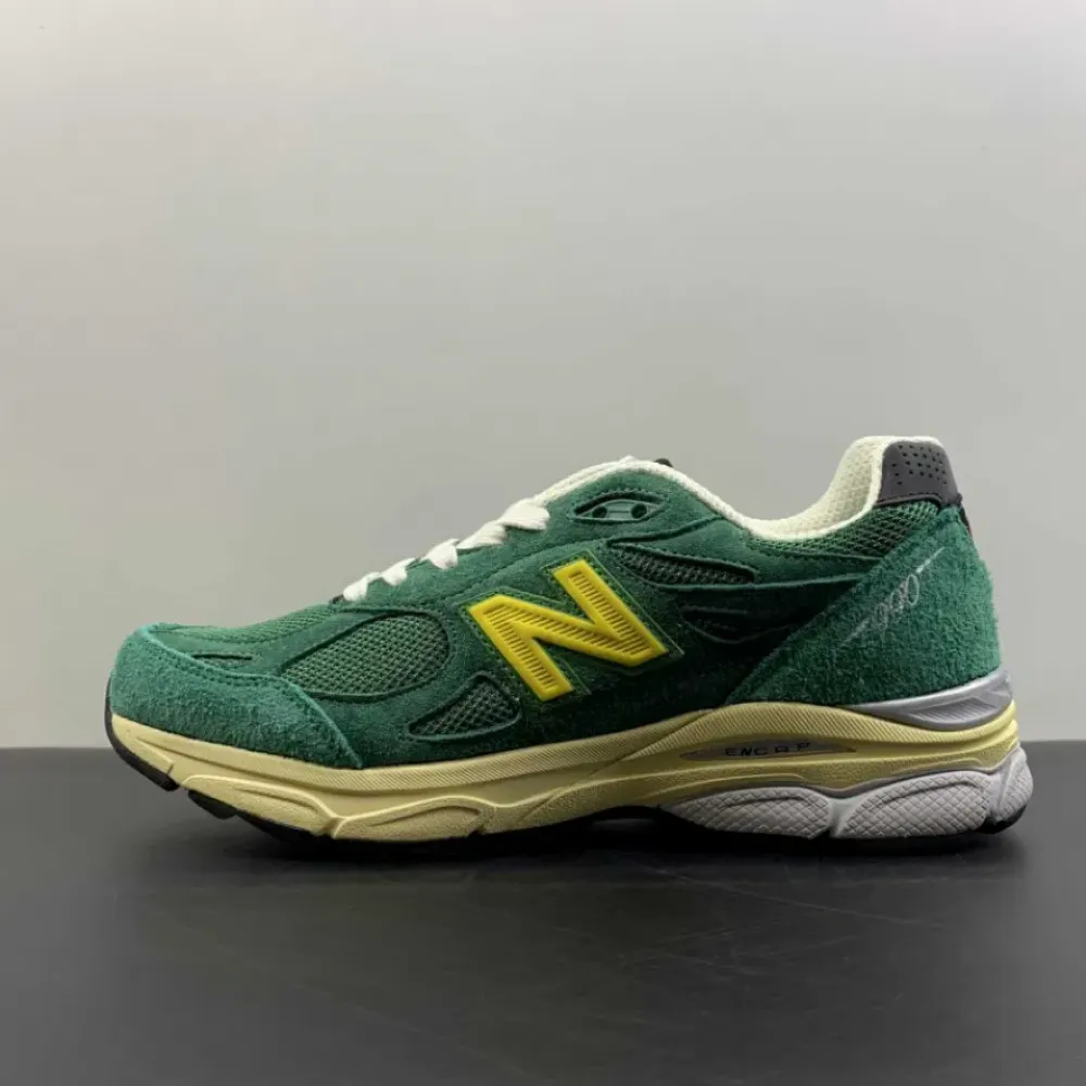 New Balance 990v3 Made in USA Green Yellow  M990GG3