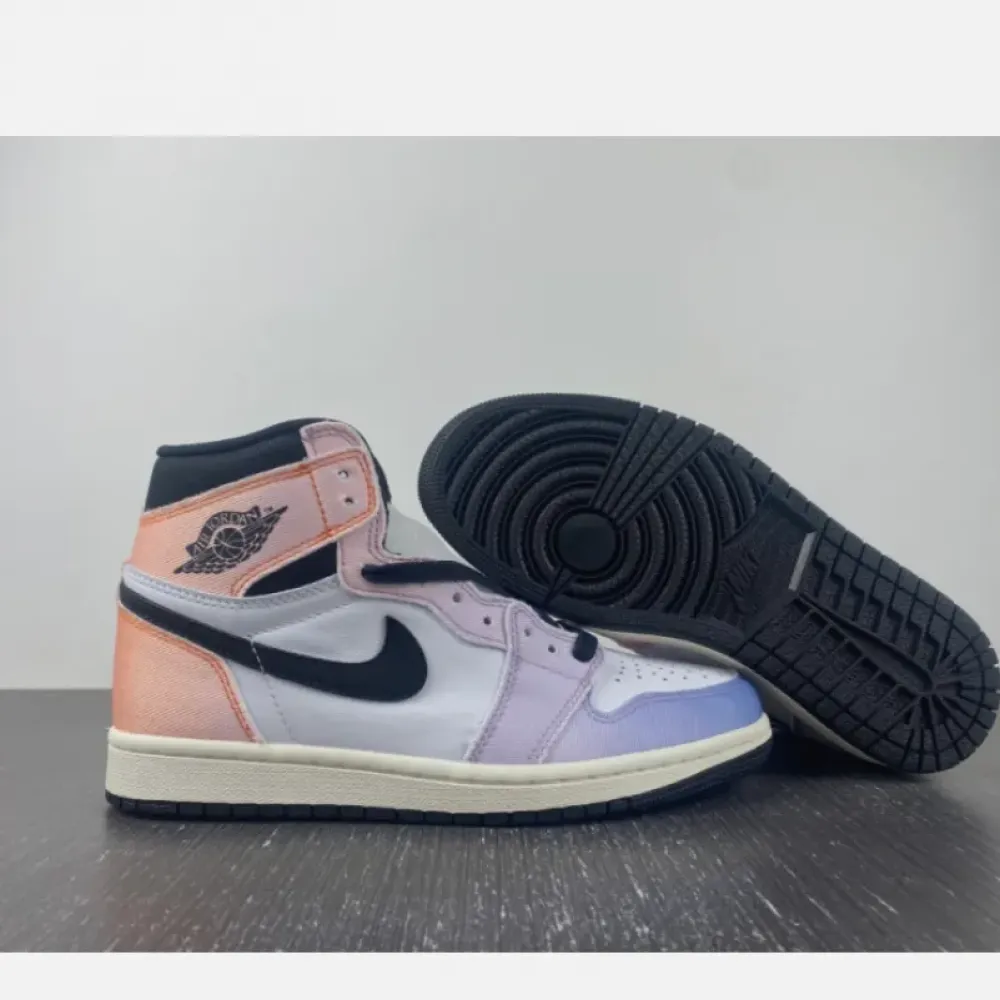 Air Jordan 1 High OG “Skyline” Vivid Orange/Black-Iced Lilac-True Blue-Sail DX0054-805
