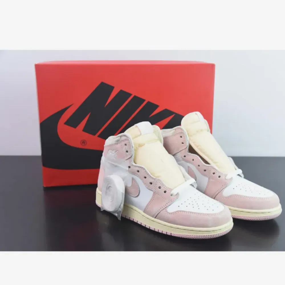 Air Jordan 1 High OG “Washed Pink” Atmosphere/White/Muslin/Sail  FD2596-600