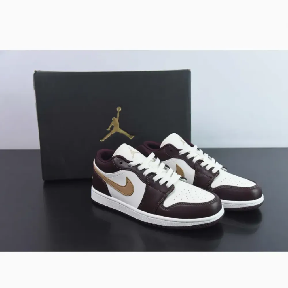 Air Jordan 1 Low Mocha Shadow Brown Sail  DC0774-200