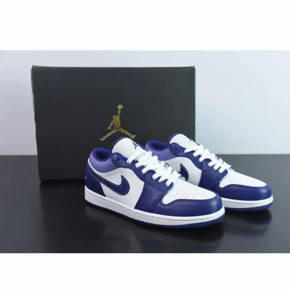 Air Jordan 1 Low “Blueberry” Sky J Purple/White  553558-515