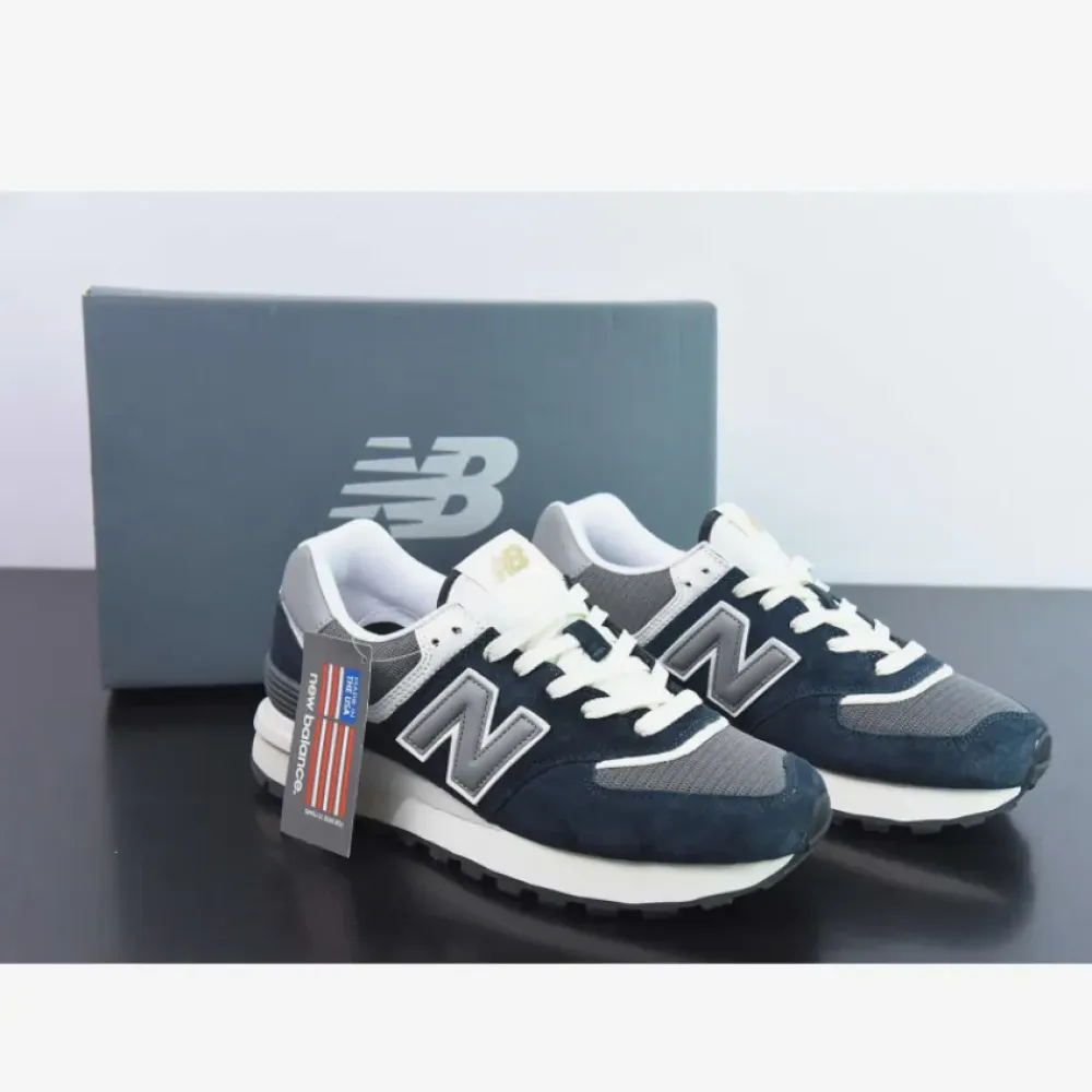 New Balance 574 Black Grey White  U574LGG1