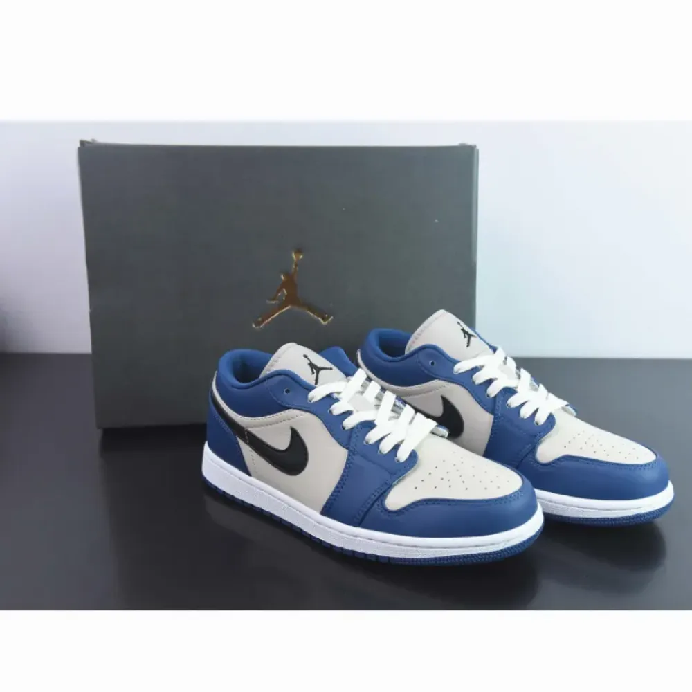 Air Jordan 1 Low ‘Georgetown’ French Blue/Black-College Grey-Sail DC0774-402