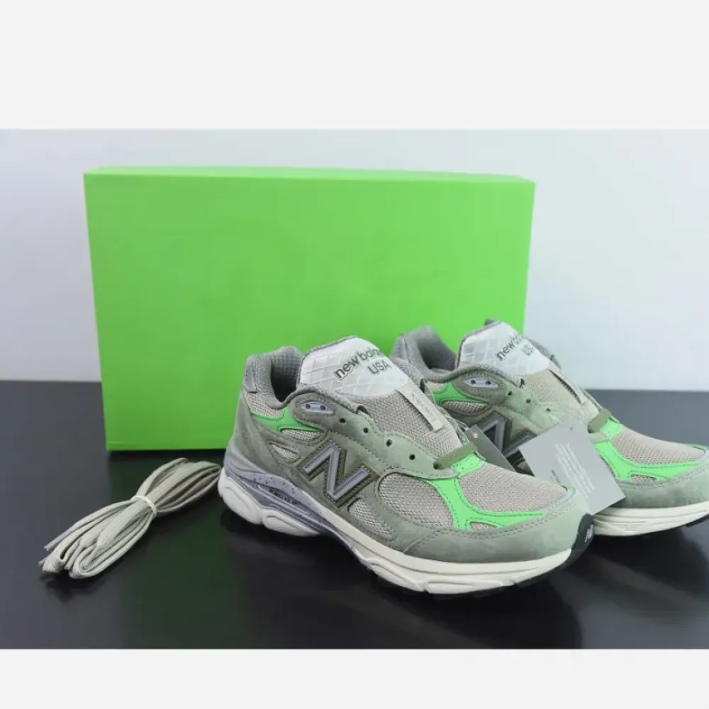 Patta x New Balance 990v3 Olive/Bright Green M990PP3