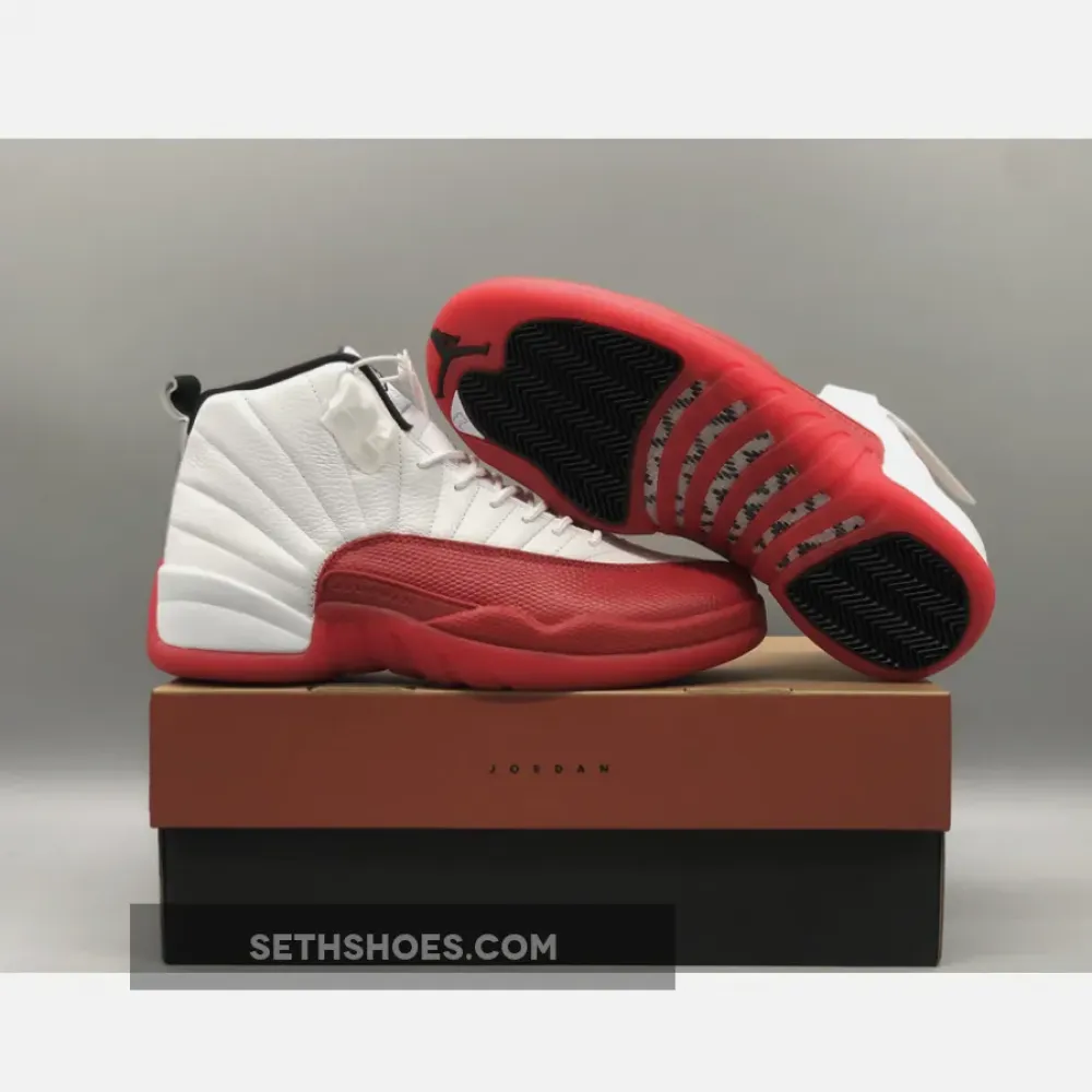 Air Jordan 12 OG “Cherry” White/Metallic Silver-Varsity Red CT8013-116