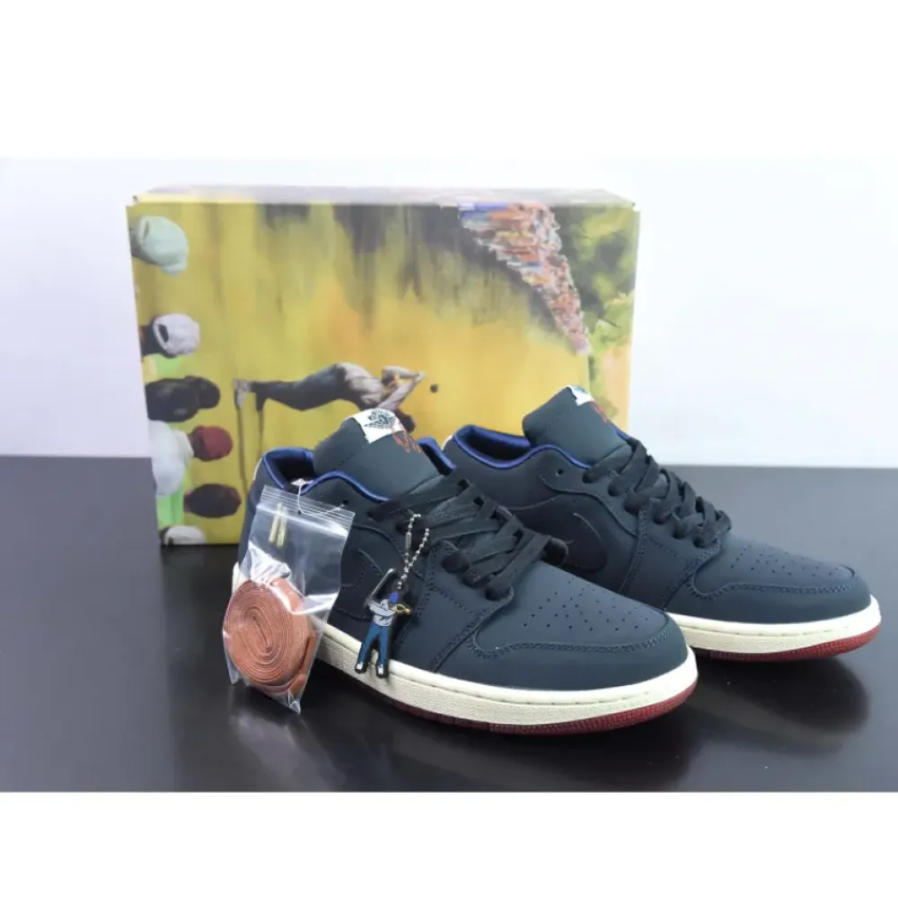 Eastside Golf x Air Jordan 1 Low Midnight Navy/Burnt Sunrise-White DV1759-448
