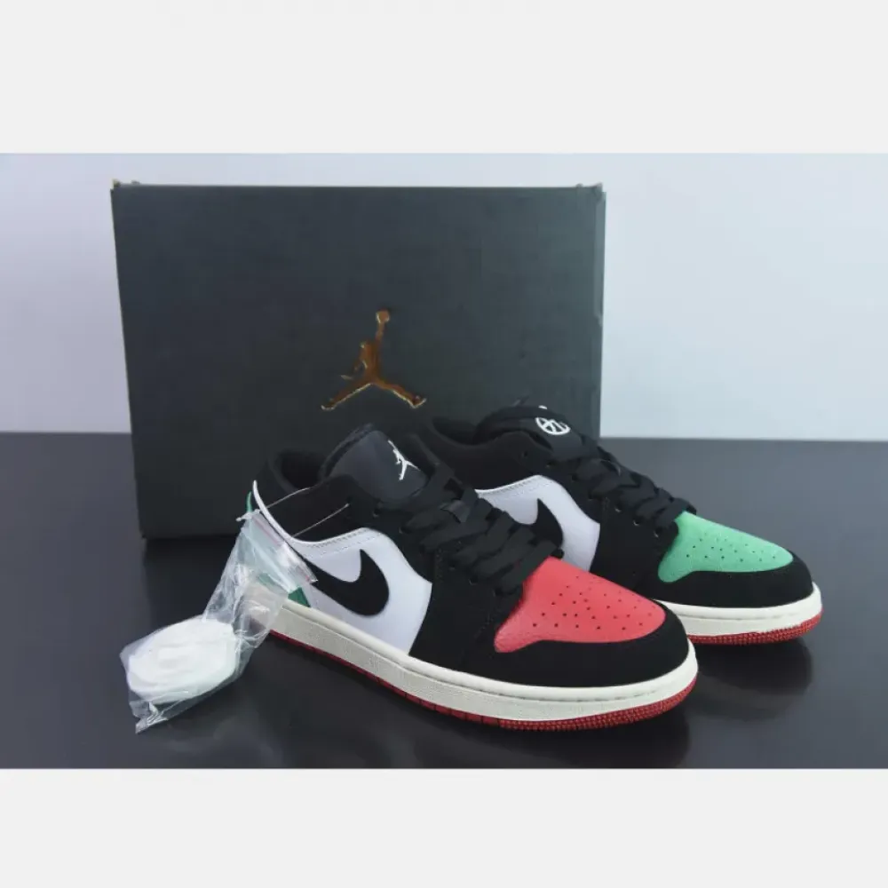 Air Jordan 1 “QUAI 54” White/Black-University Red-Classic Green FQ6703-100