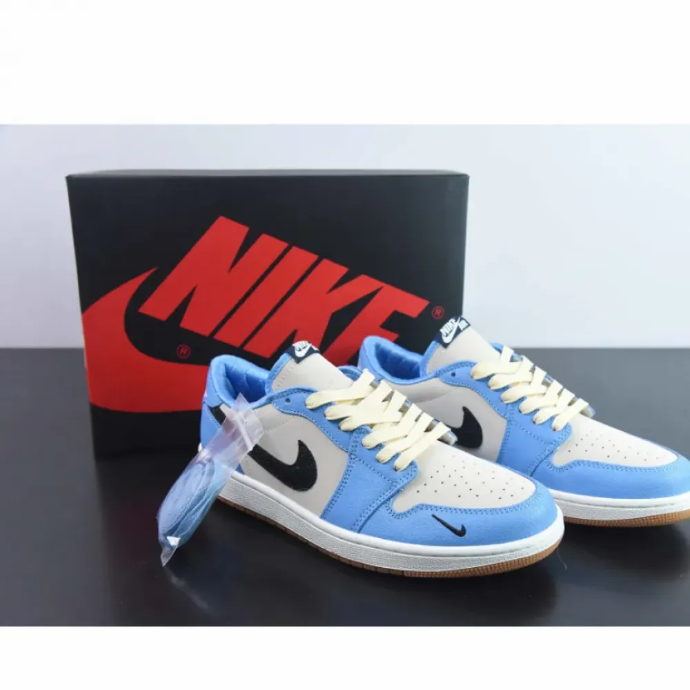 Air Jordan 1 Low OG “UNC” PE White Blue