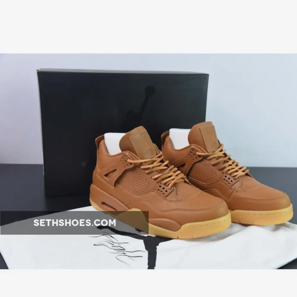 Air Jordan 4 Retro Premium Ginger/Gum Yellow  819139-205