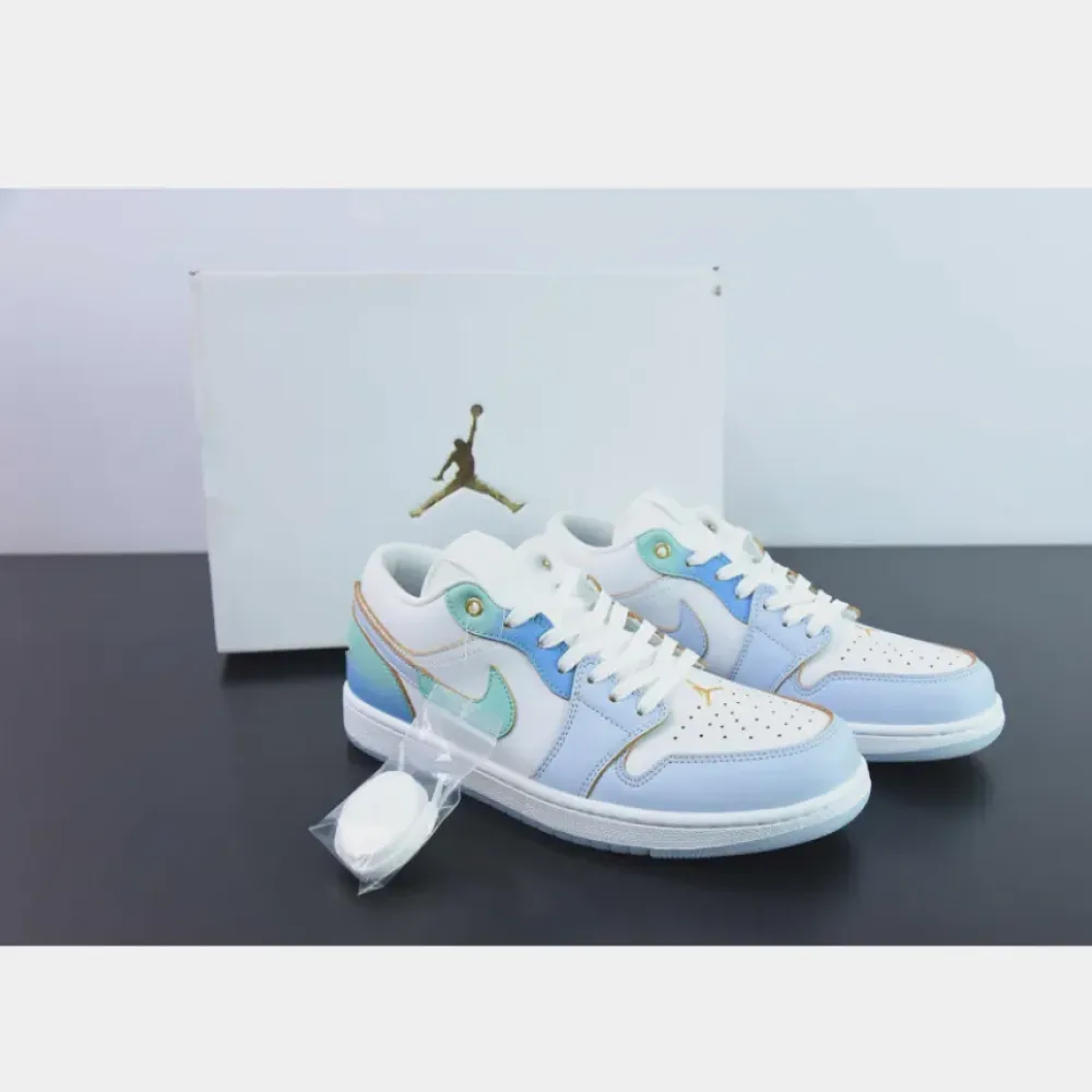 Air Jordan 1 Low SE White Emerald Rise  FN8899-131