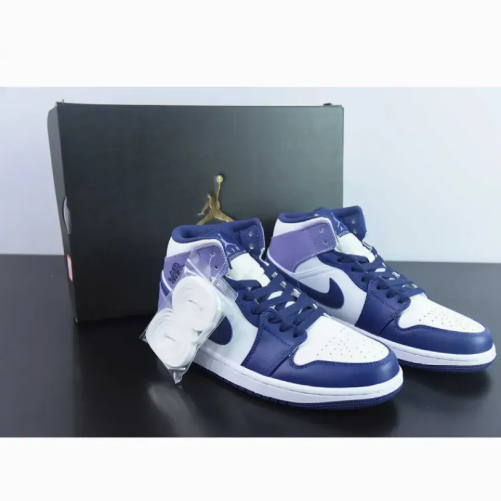 Air Jordan 1 Mid Sky J Purple/White-Sky J Light Purple  DQ8426-515