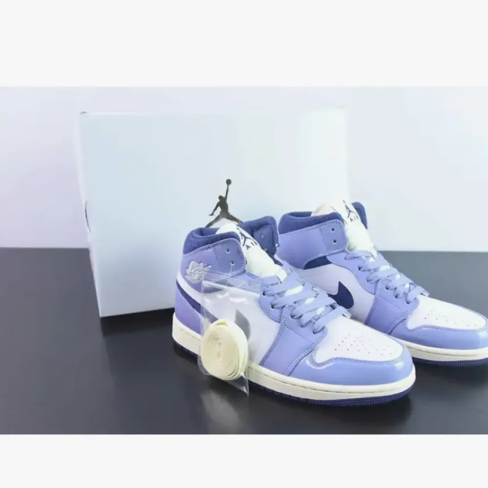 Air Jordan 1 Mid Sky J Purple/Barely Grape-Guava Ice  DZ3745-500