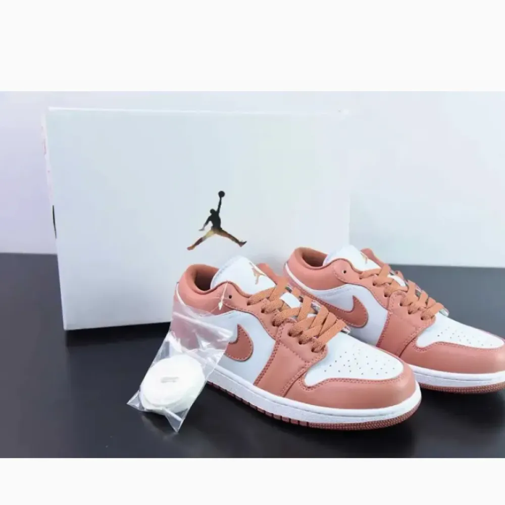 Air Jordan 1 Low Pure Platinum/Sky J Orange DC0774-080