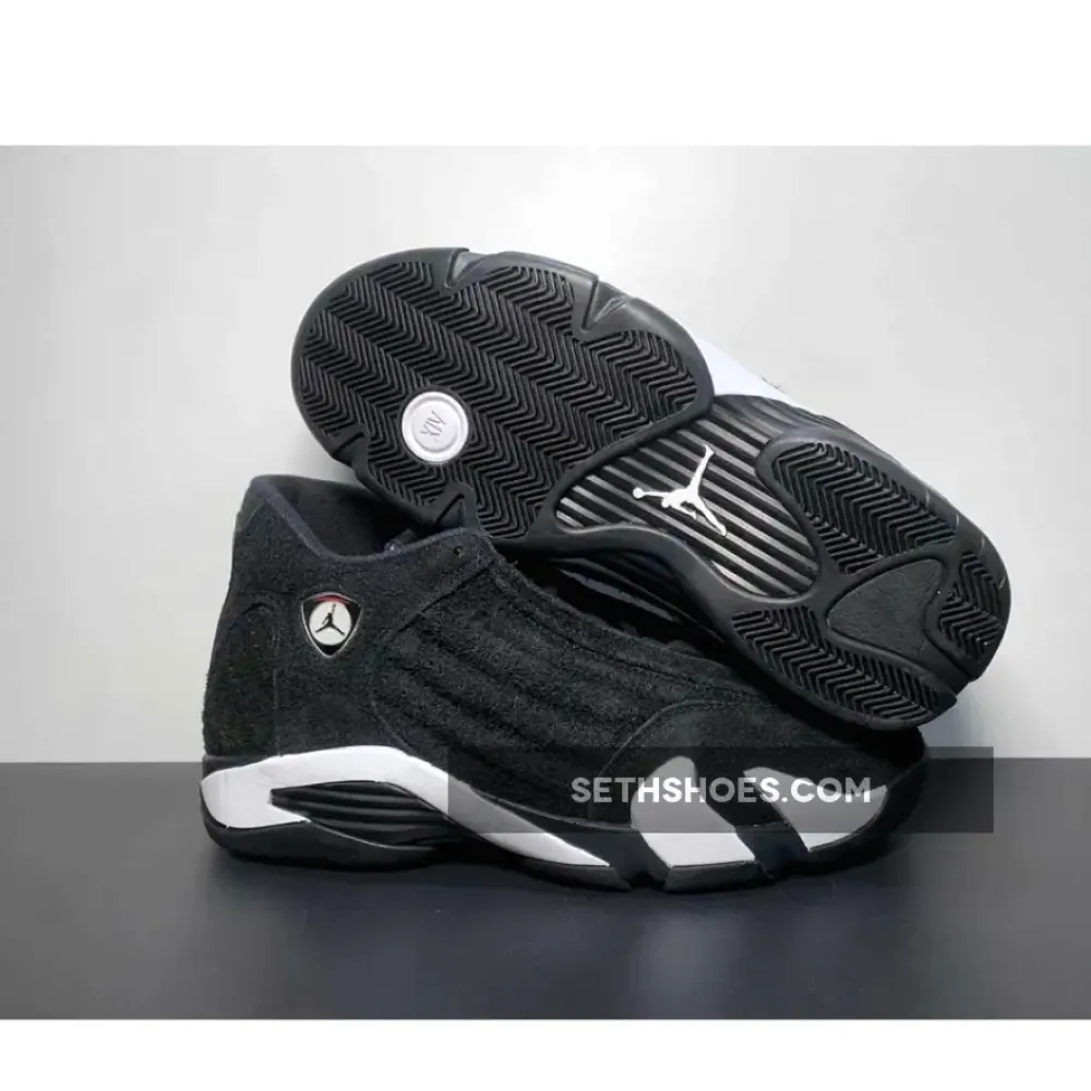 Air Jordan 14 ‘Panda’ Black/White-University Red  487471-016