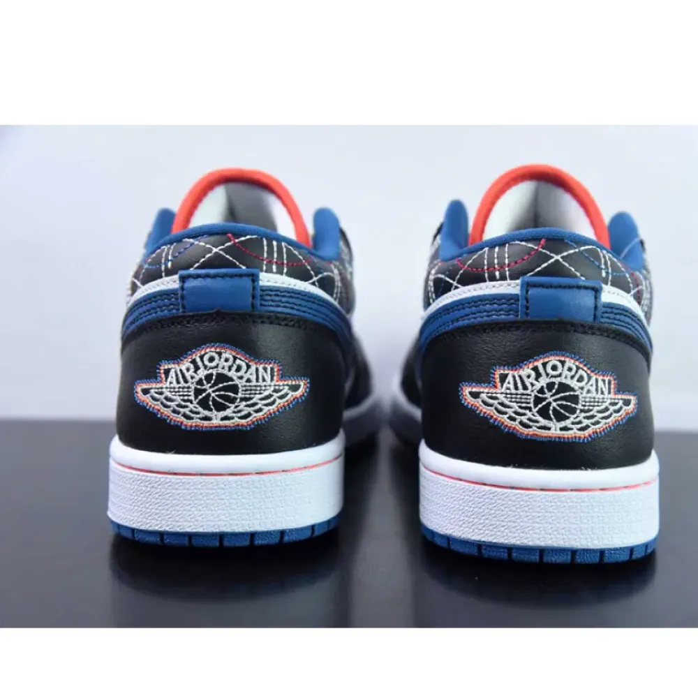 Air Jordan 1 Low ‘White Industrial Blue Siren Red’ FV3622-141