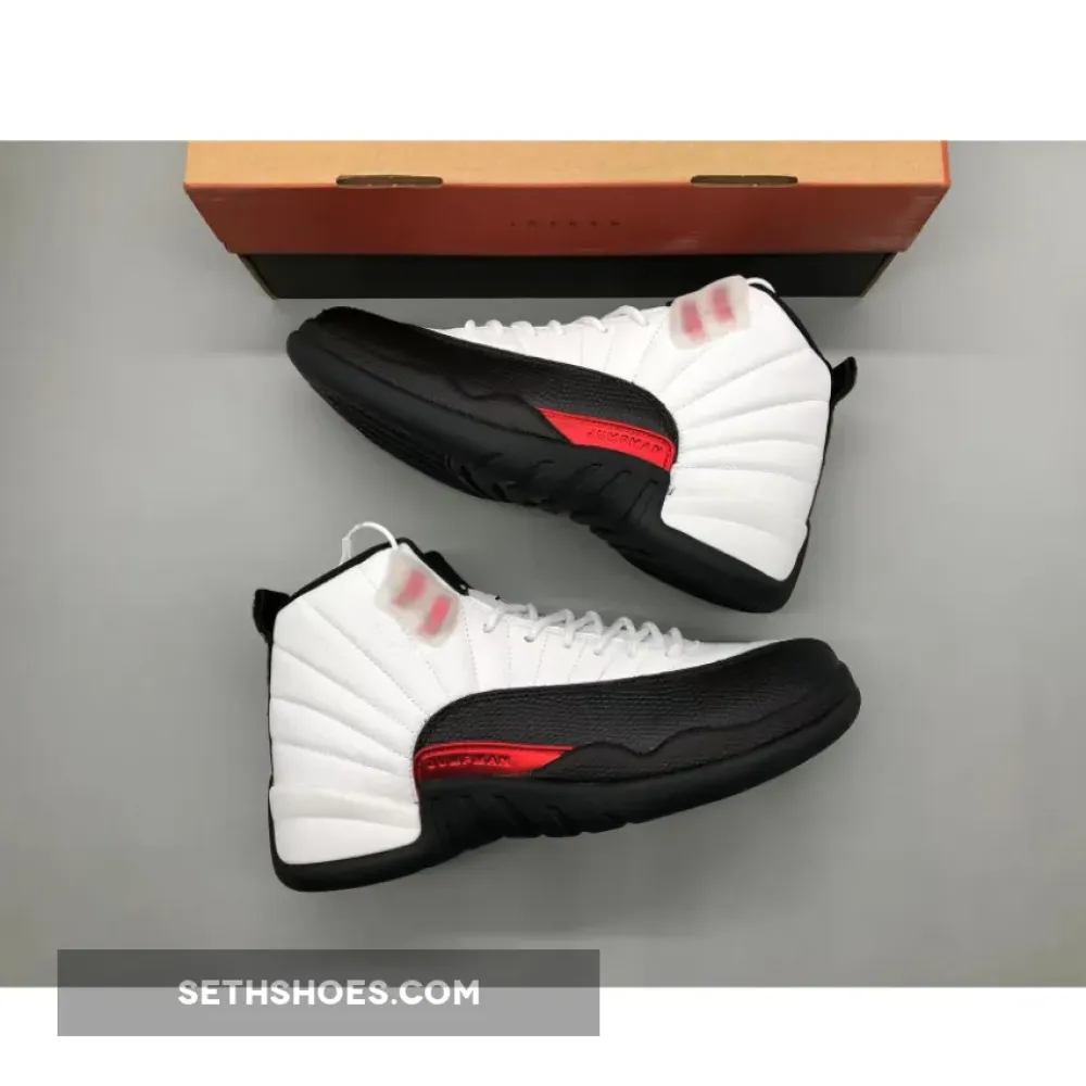 Air Jordan 12 Red Taxi White/Gym Red/Black  CT8013-162