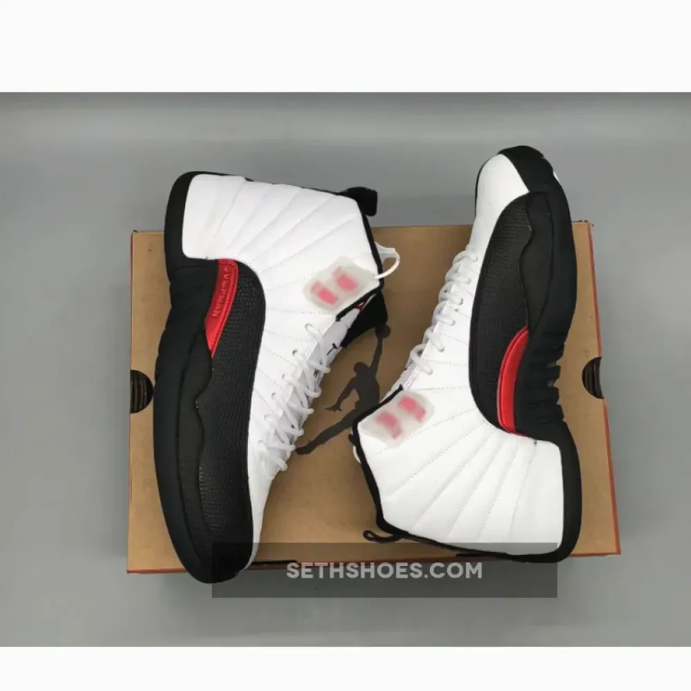 Air Jordan 12 Red Taxi White/Gym Red/Black  CT8013-162