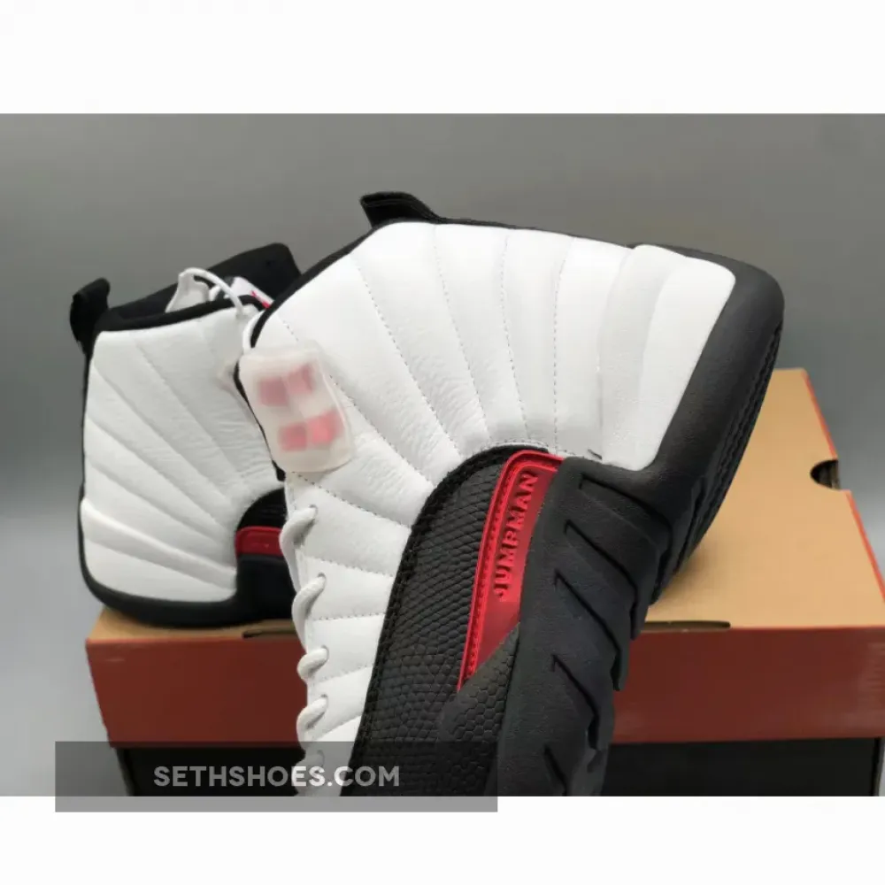 Air Jordan 12 Red Taxi White/Gym Red/Black  CT8013-162