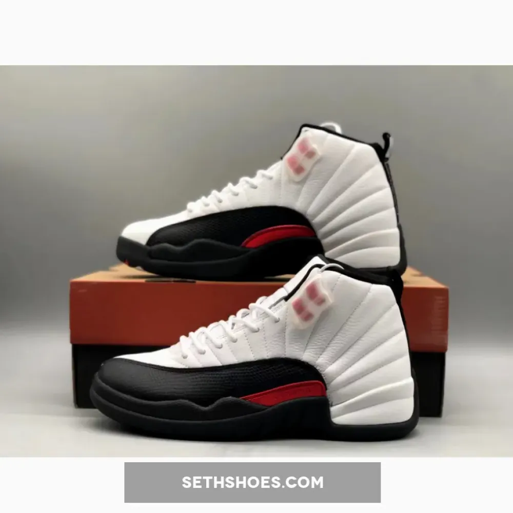 Air Jordan 12 Red Taxi White/Gym Red/Black  CT8013-162