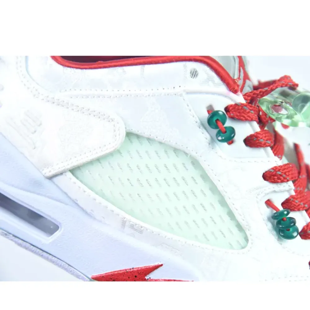 CLOT x Air Jordan 5 Low White Silk