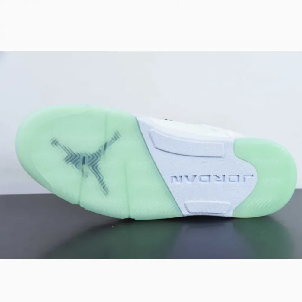 CLOT x Air Jordan 5 Low White Silk