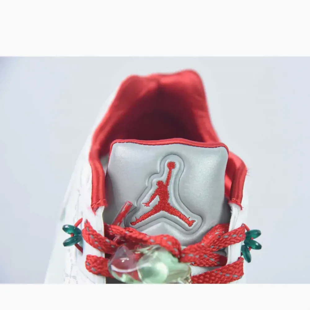 CLOT x Air Jordan 5 Low White Silk