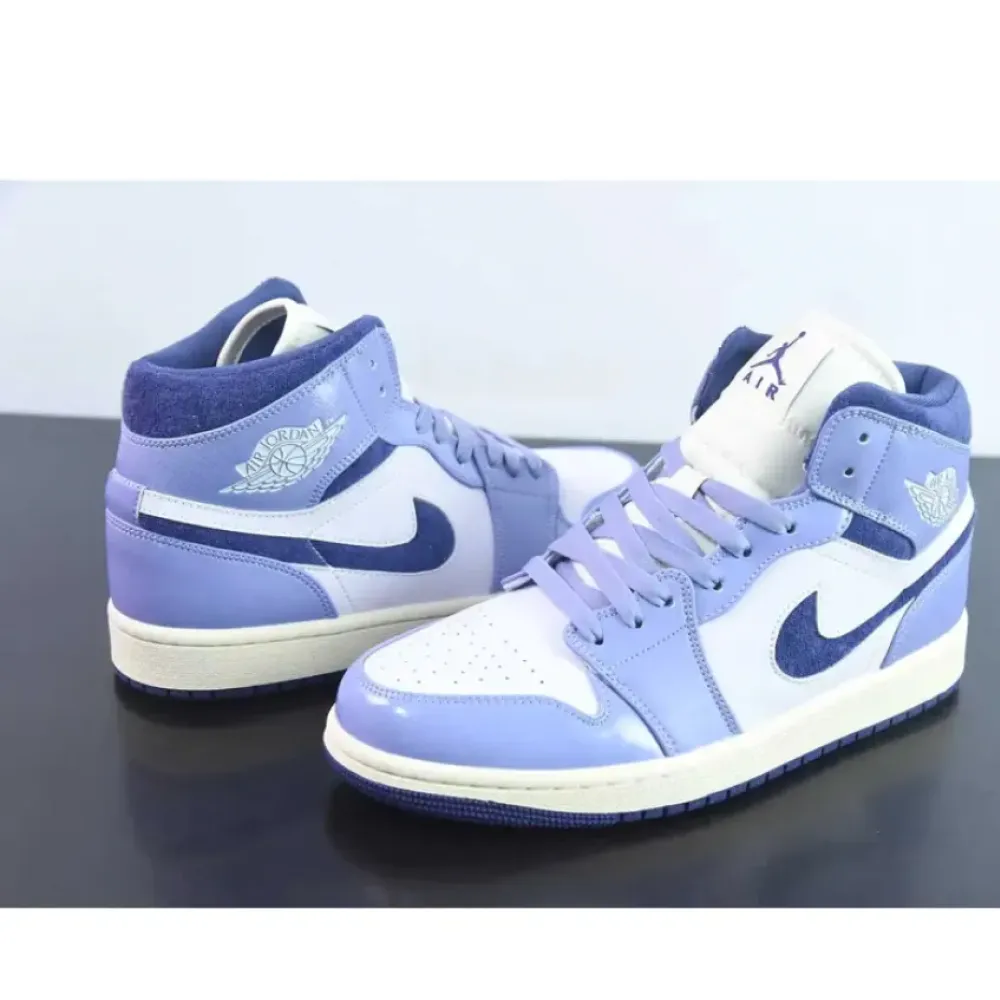 Air Jordan 1 Mid Sky J Purple/Barely Grape-Guava Ice  DZ3745-500