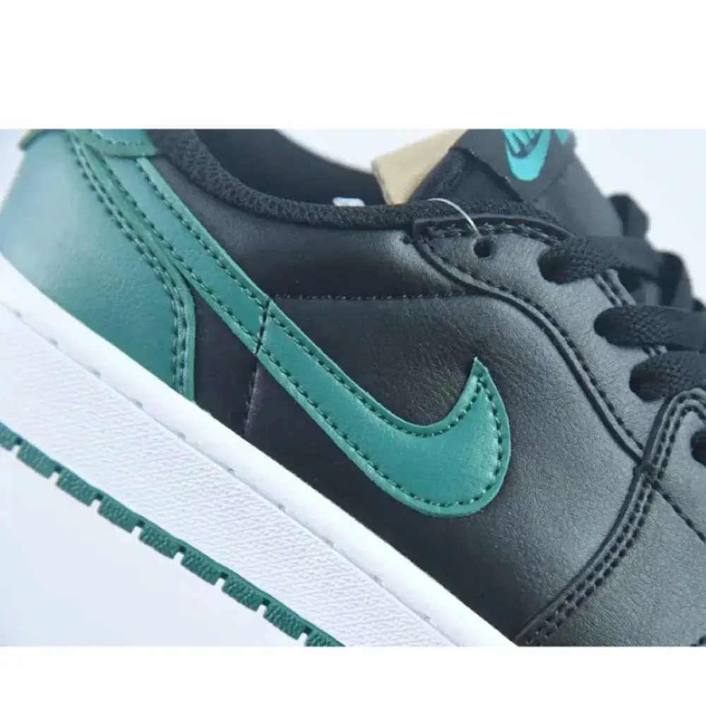 Air Jordan 1 Low OG Black Gorge Green Sail  CZ0775-036