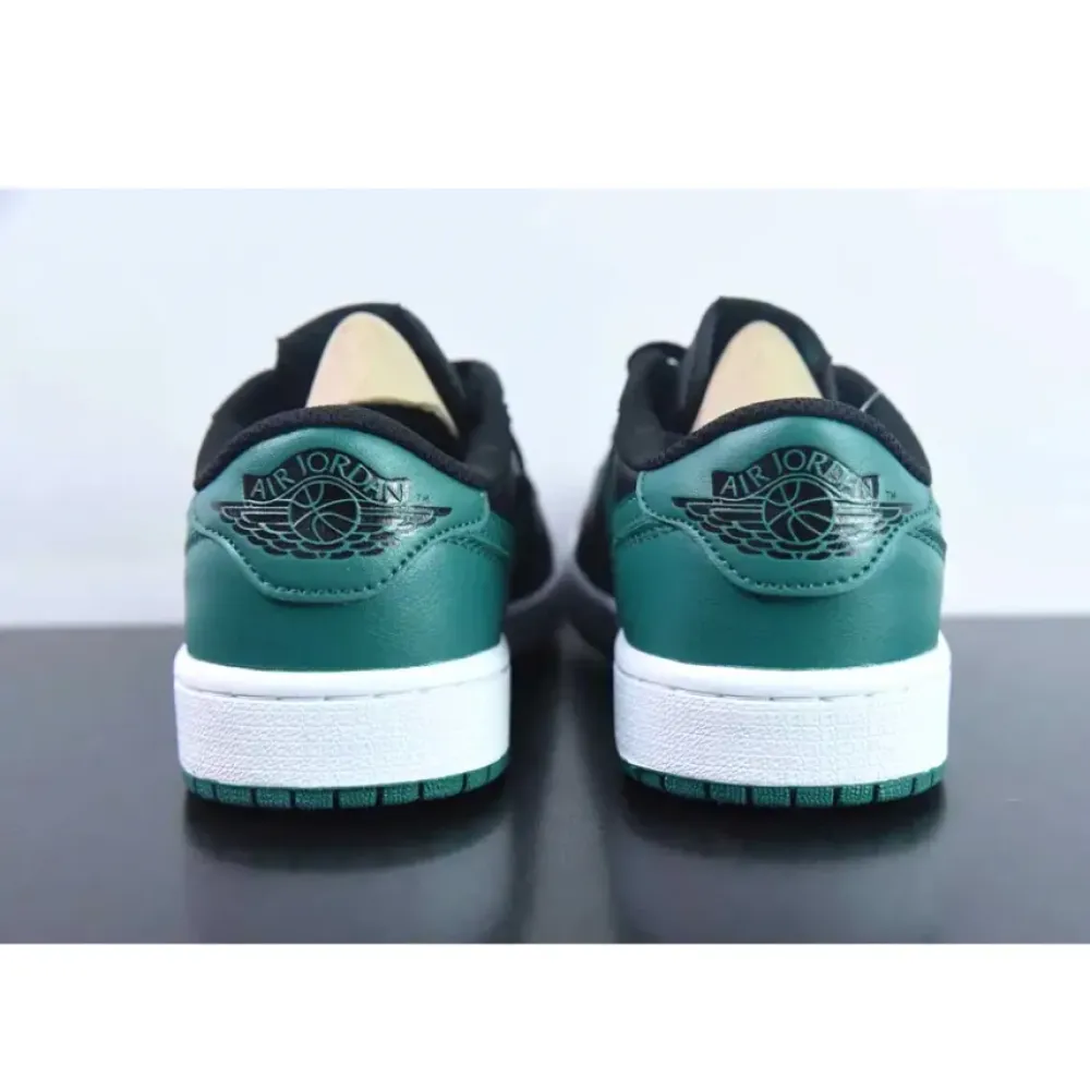 Air Jordan 1 Low OG Black Gorge Green Sail  CZ0775-036
