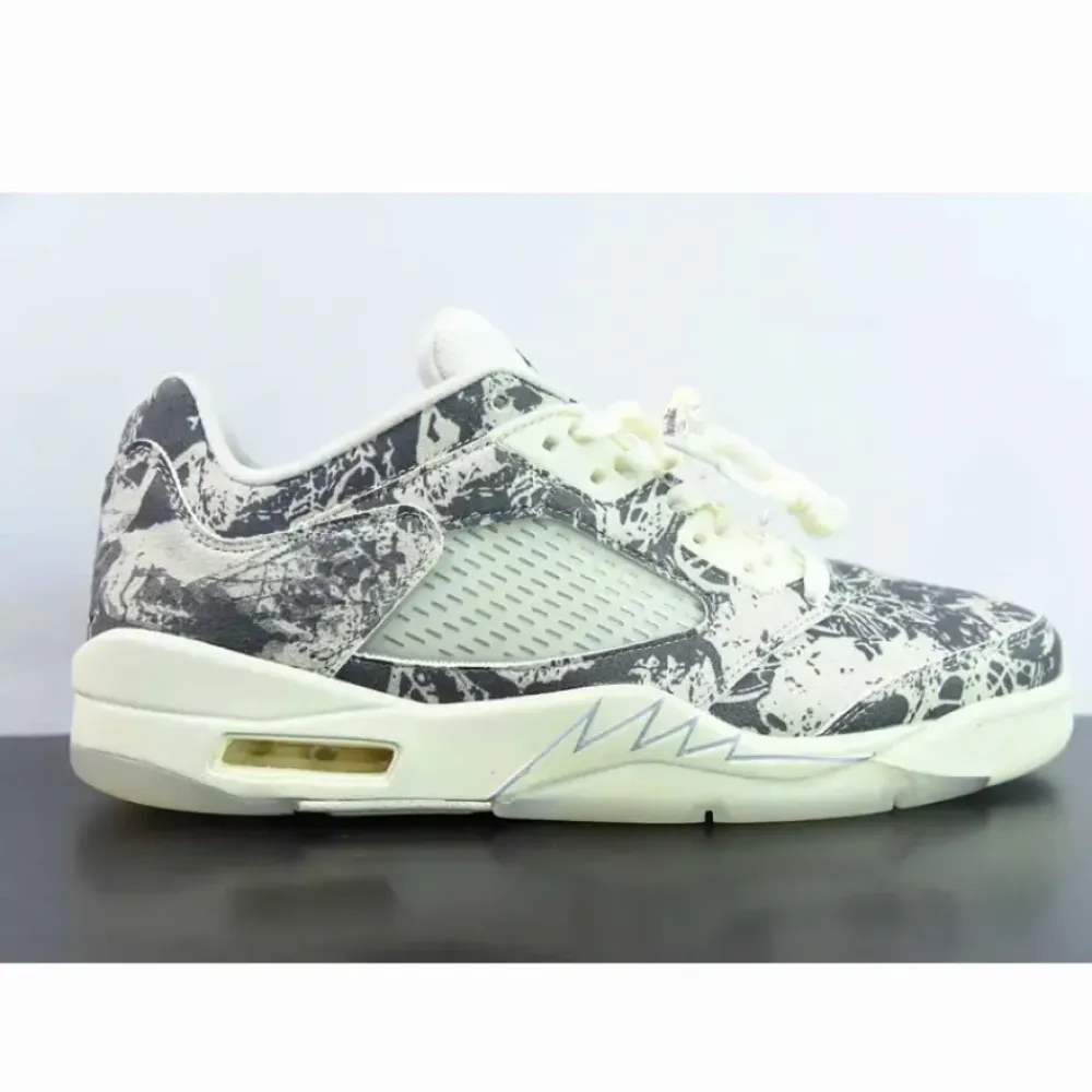 Air Jordan 5 Low “Expression” Coconut Milk/White/Black  DA8016-100