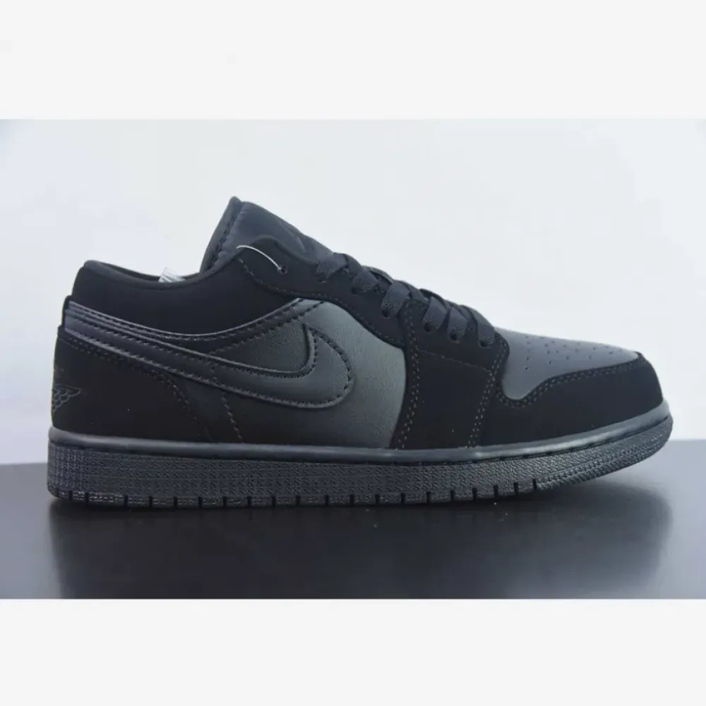 Air Jordan 1 Low Retro Triple Black  553558-025