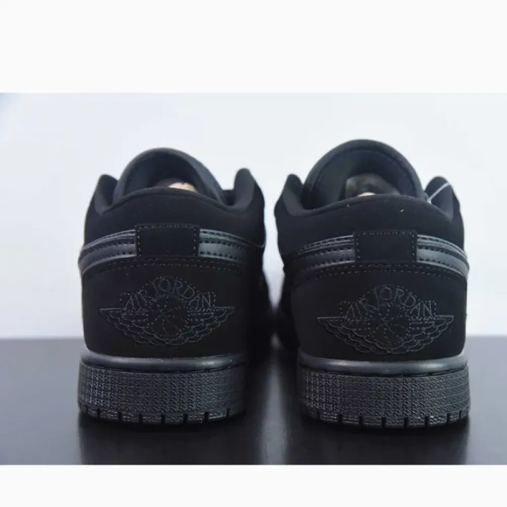 Air Jordan 1 Low Retro Triple Black  553558-025