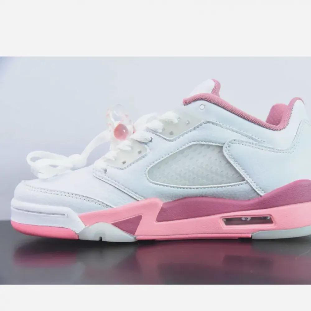 Air Jordan 5 Low White/Coral Chalk-Desert Berry  DX4390-116