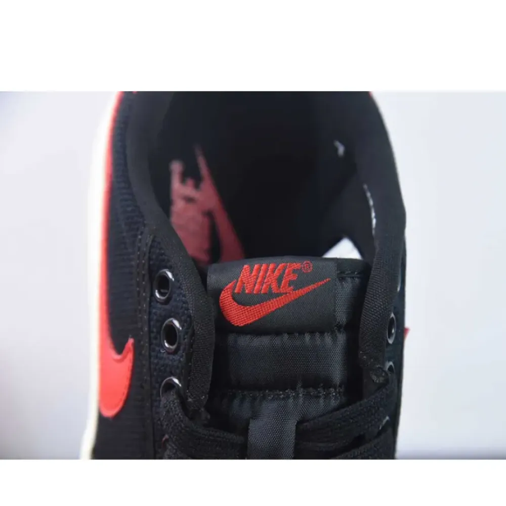 Air Jordan 1 KO Low Bred Black/Varsity Red-White  DX4981-006