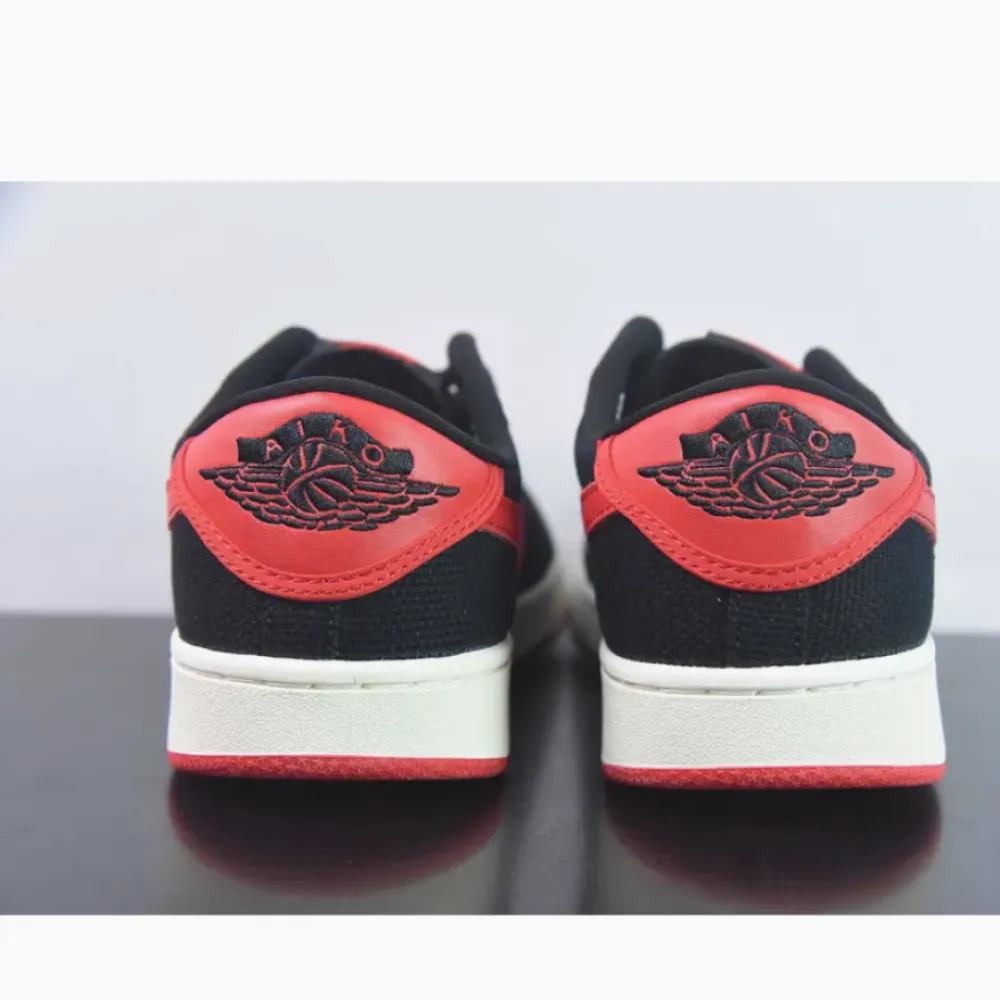 Air Jordan 1 KO Low Bred Black/Varsity Red-White  DX4981-006