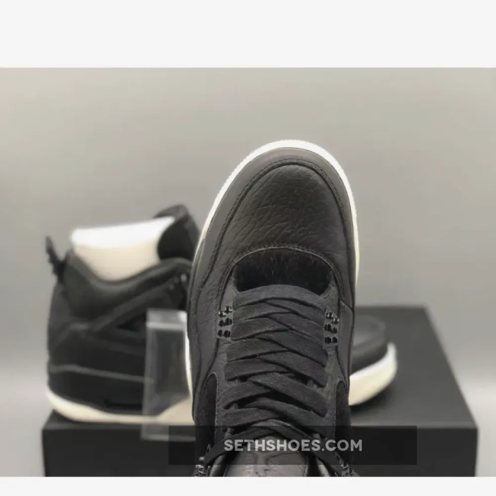 Air Jordan 4 Retro PRM Pony Hair Black 819139-010