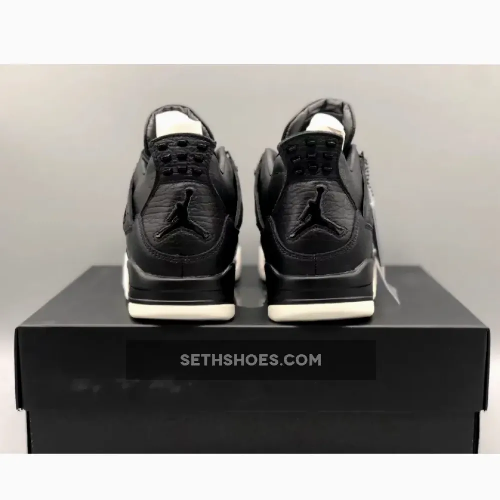 Air Jordan 4 Retro PRM Pony Hair Black 819139-010