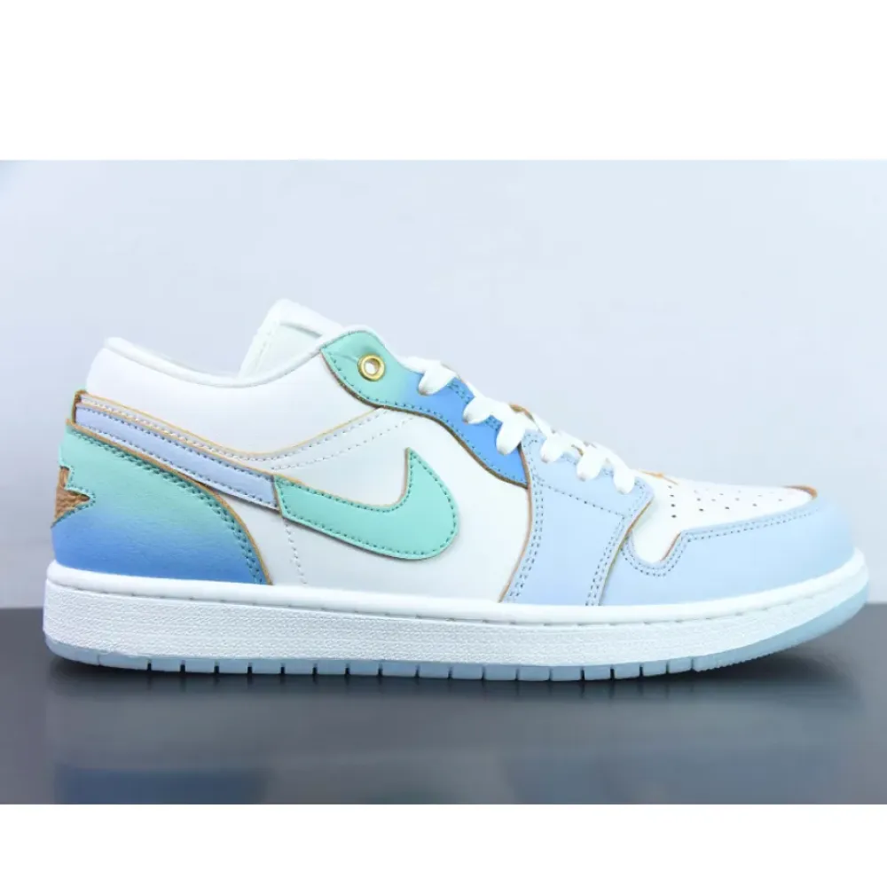 Air Jordan 1 Low SE White Emerald Rise  FN8899-131