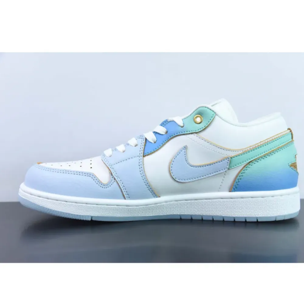 Air Jordan 1 Low SE White Emerald Rise  FN8899-131