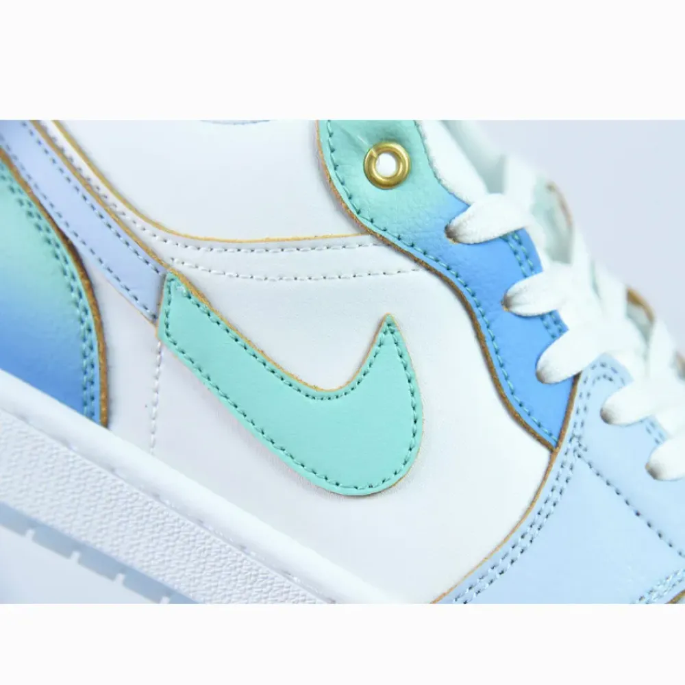 Air Jordan 1 Low SE White Emerald Rise  FN8899-131