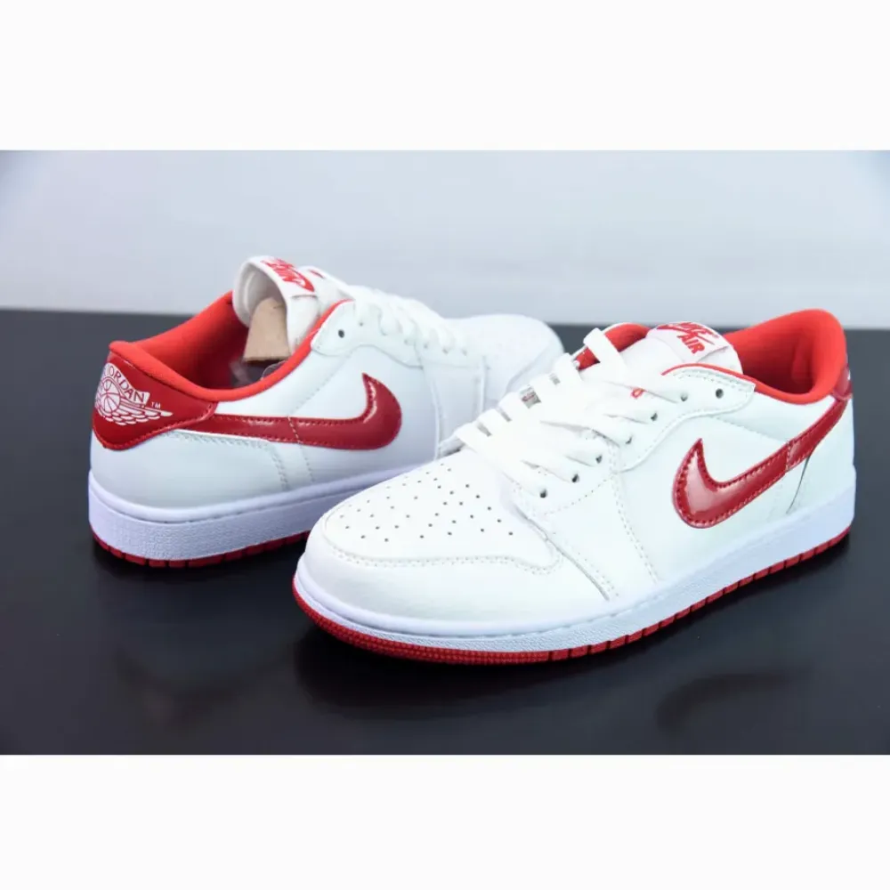 Air Jordan 1 Low OG University Red White  CZ0790-161