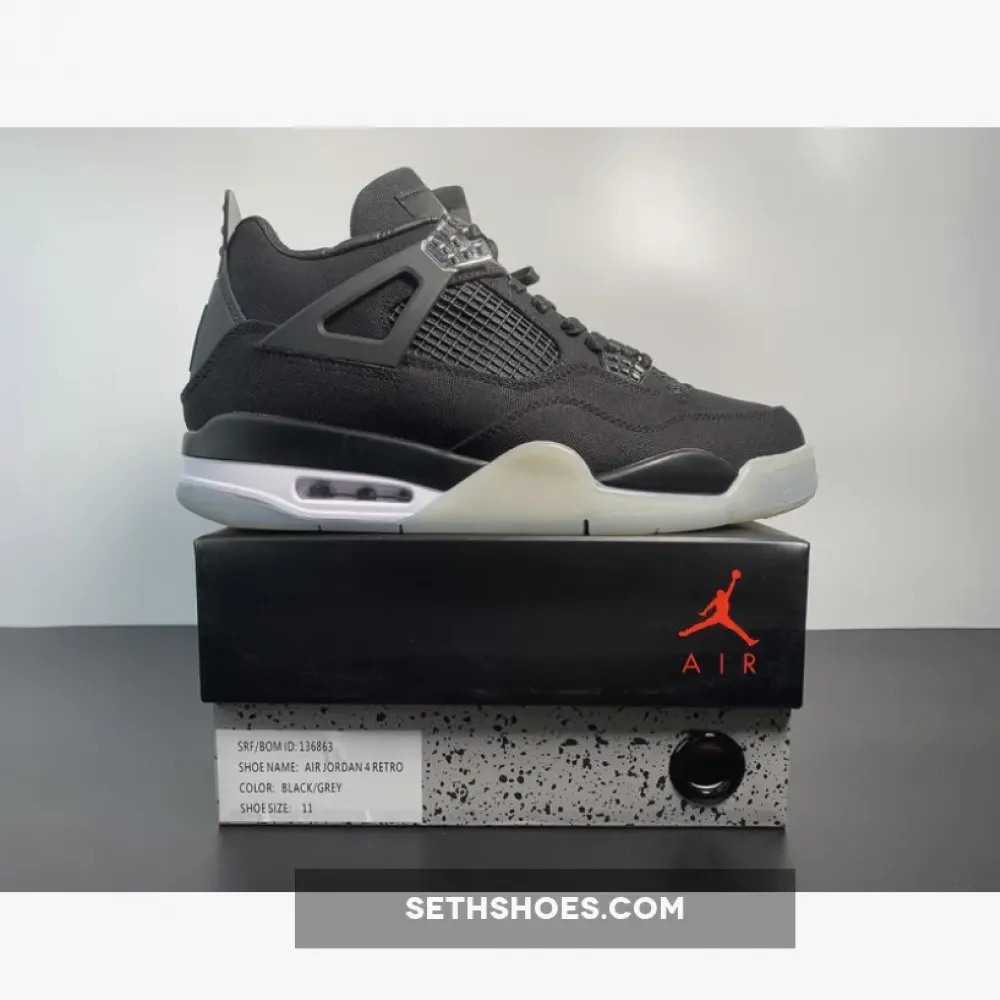 Eminem x Air Jordan 4 ‘Marshall Mathers’ Black Chrome