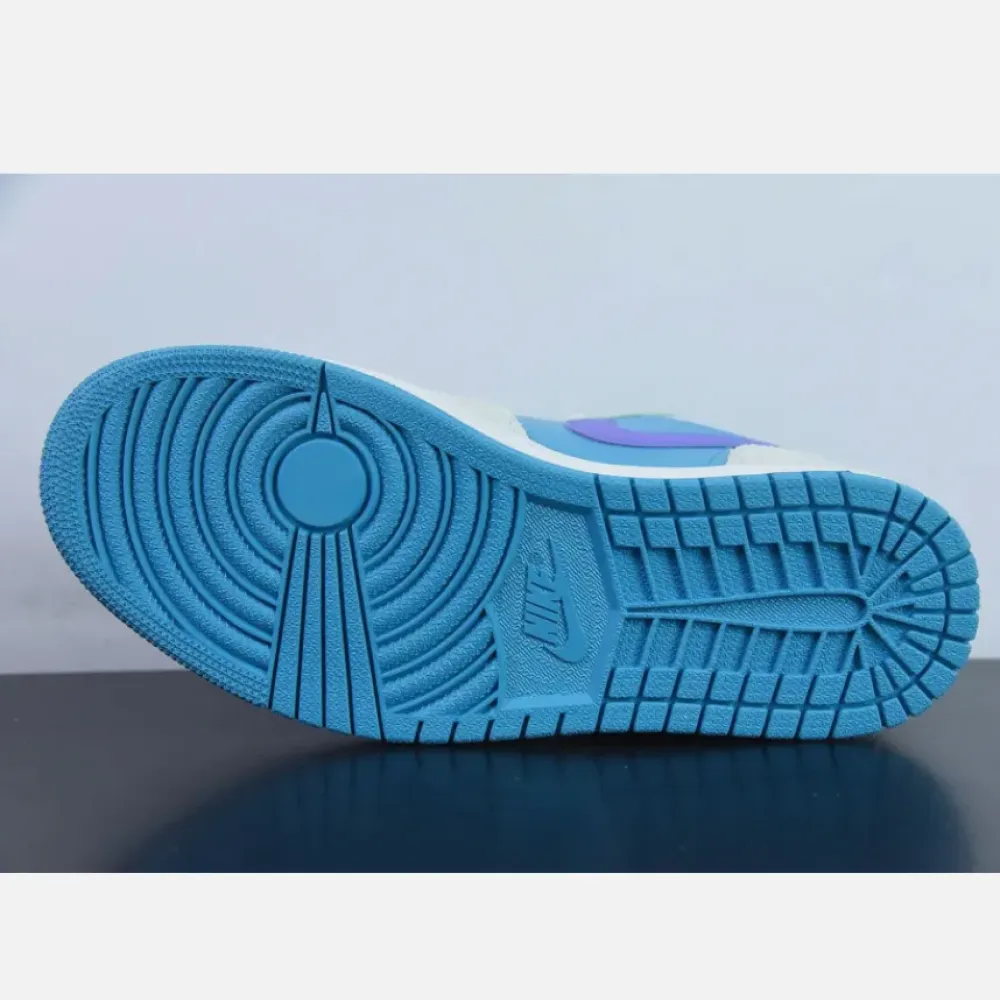 Air Jordan 1 Low ‘Aquatone’ Blue Grey Purple  DX4334-300