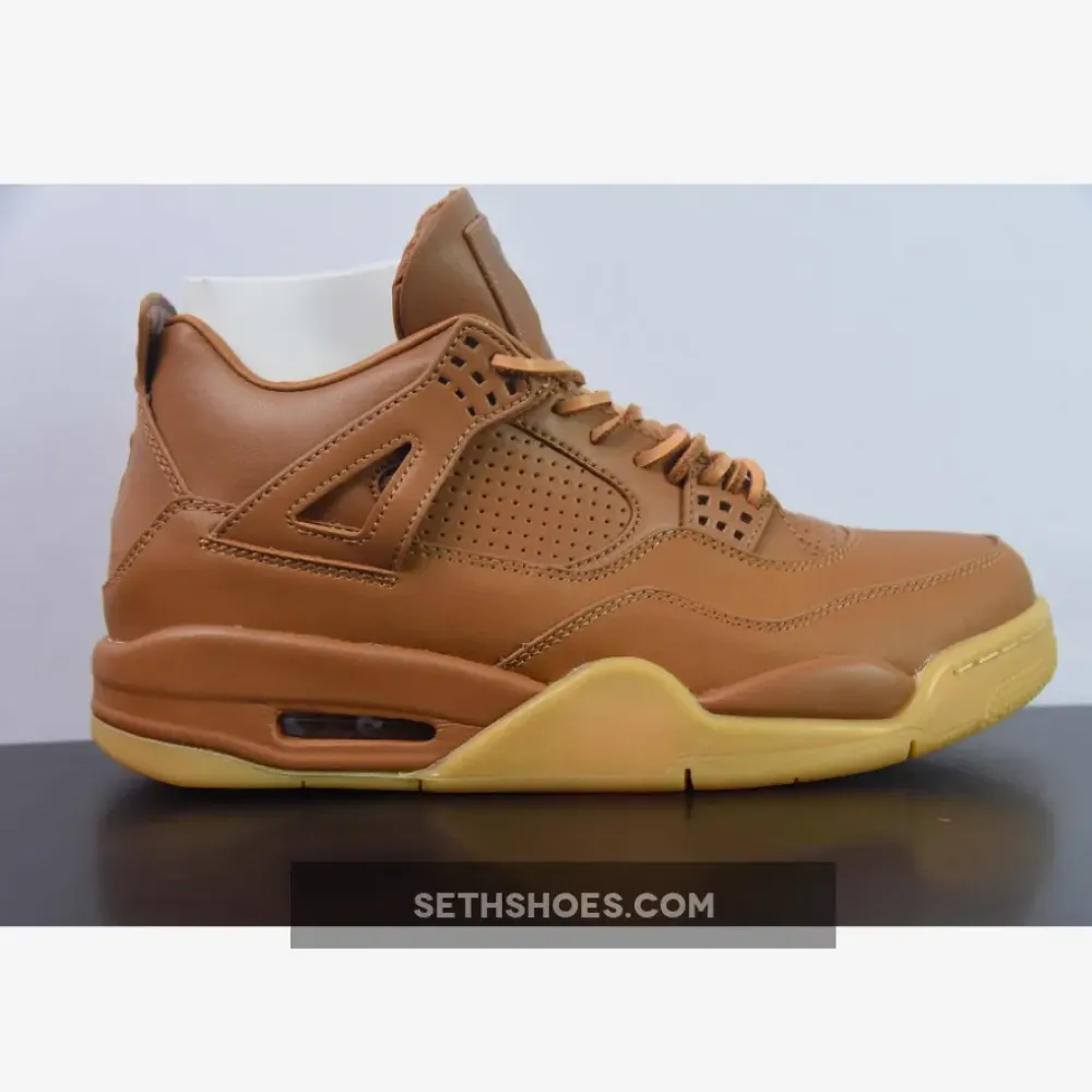 Air Jordan 4 Retro Premium Ginger/Gum Yellow  819139-205