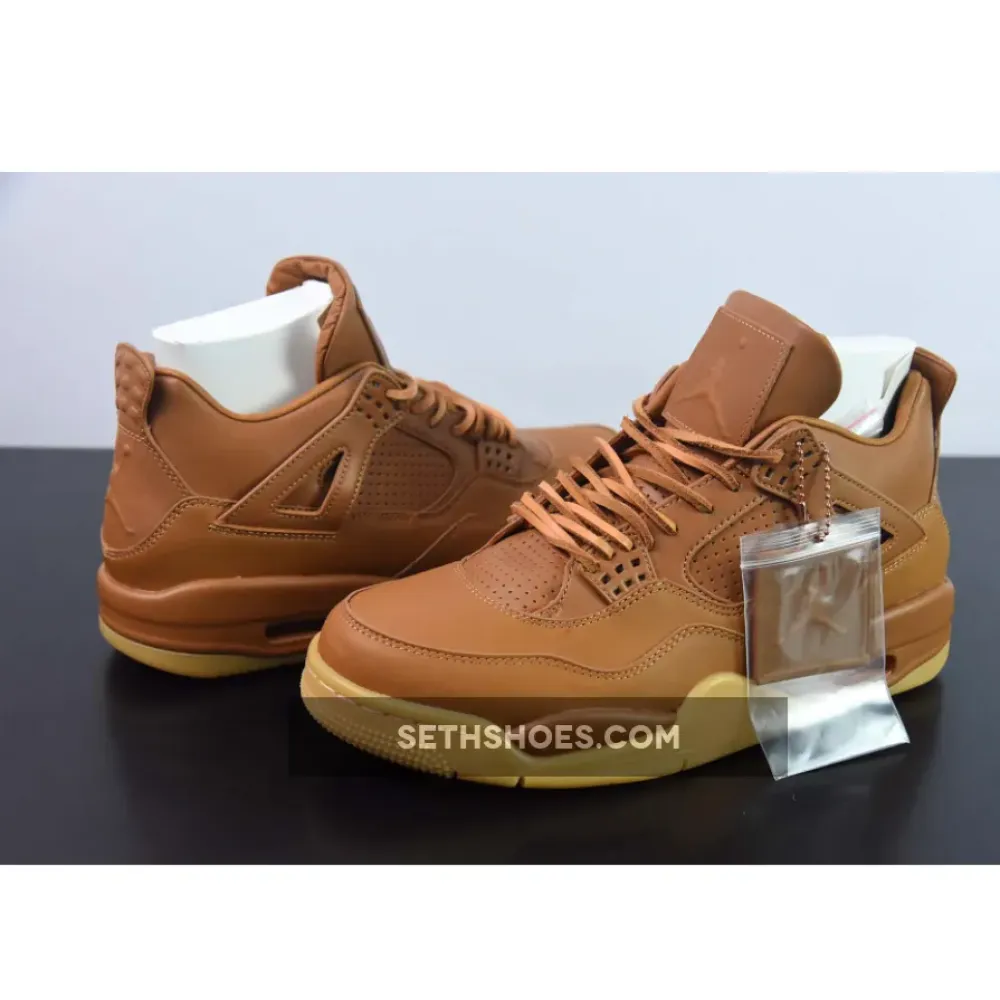 Air Jordan 4 Retro Premium Ginger/Gum Yellow  819139-205