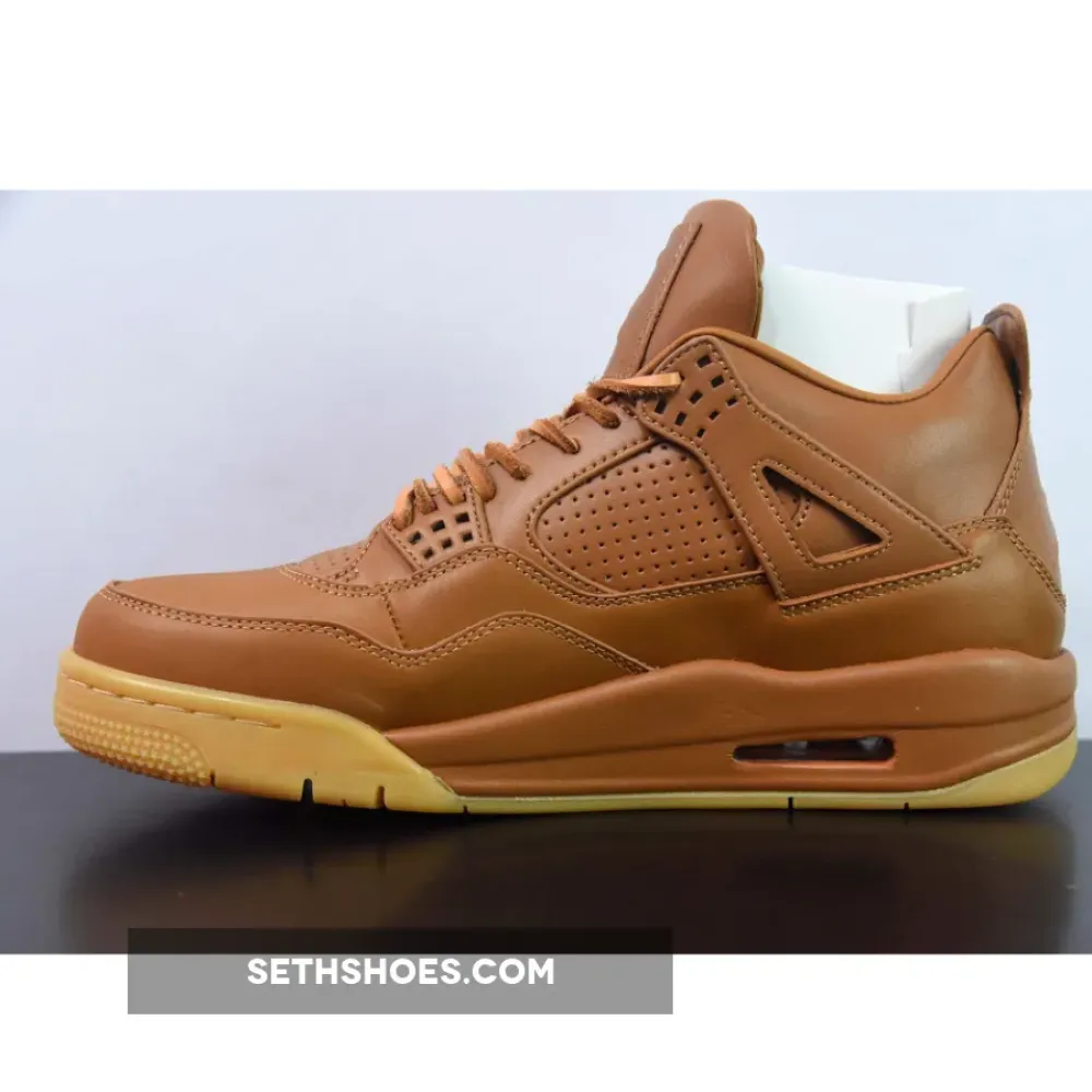 Air Jordan 4 Retro Premium Ginger/Gum Yellow  819139-205