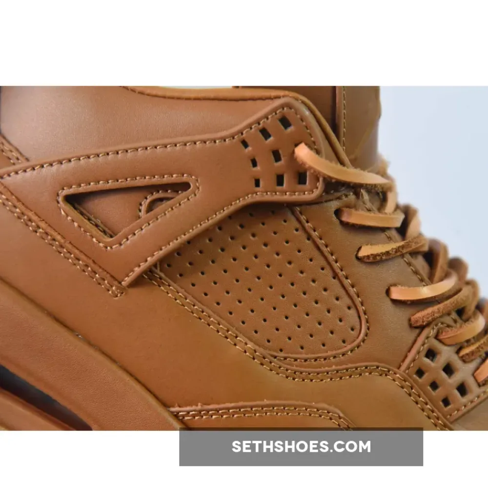 Air Jordan 4 Retro Premium Ginger/Gum Yellow  819139-205