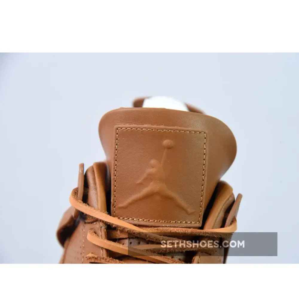 Air Jordan 4 Retro Premium Ginger/Gum Yellow  819139-205