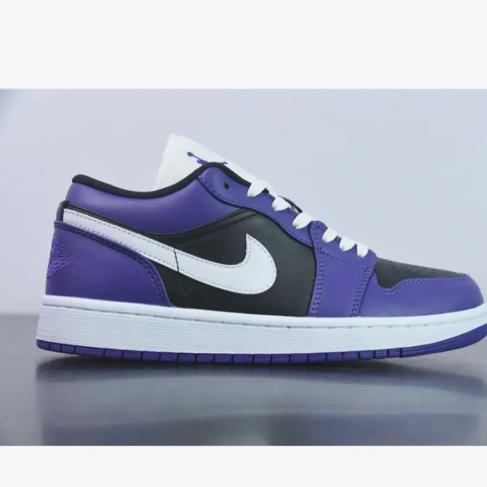 Air Jordan 1 Low Court Purple Black  553558-501