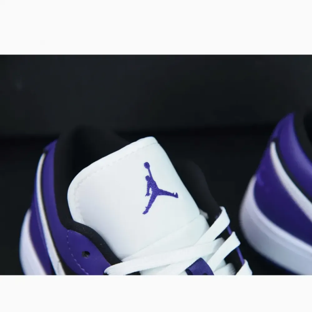 Air Jordan 1 Low Court Purple Black  553558-501